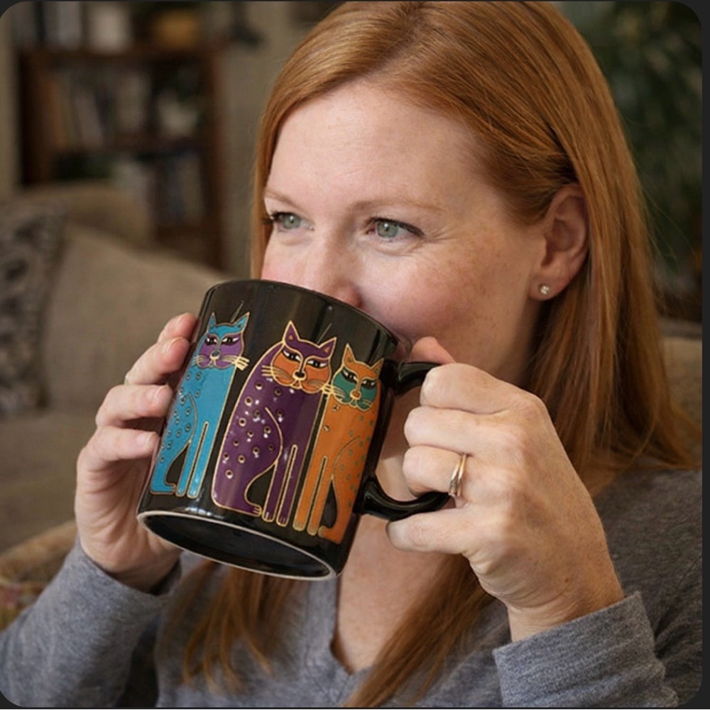 Laurel Burch Siamese Cats Mug
